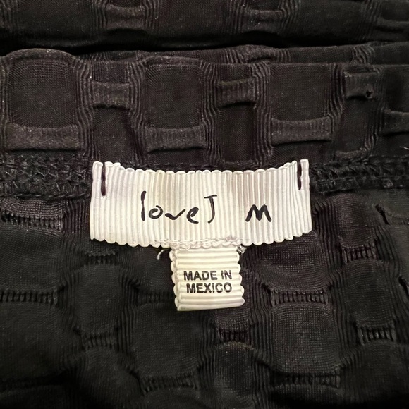 Love J Black Textured Bodycon Mini Dress - Picture 3 of 13